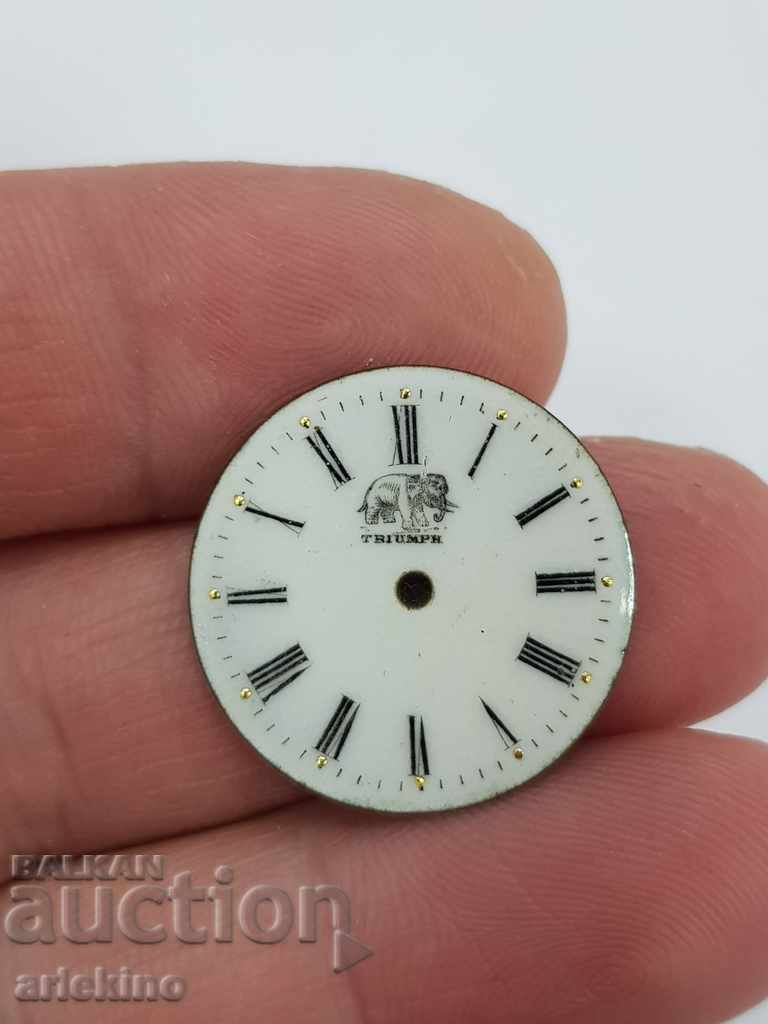 Original old TRIUMPH watch dial with price 10.00 BGN | € 5.11 Original old TRIUMPH watch dial with price 10.00 BGN | € 5.11