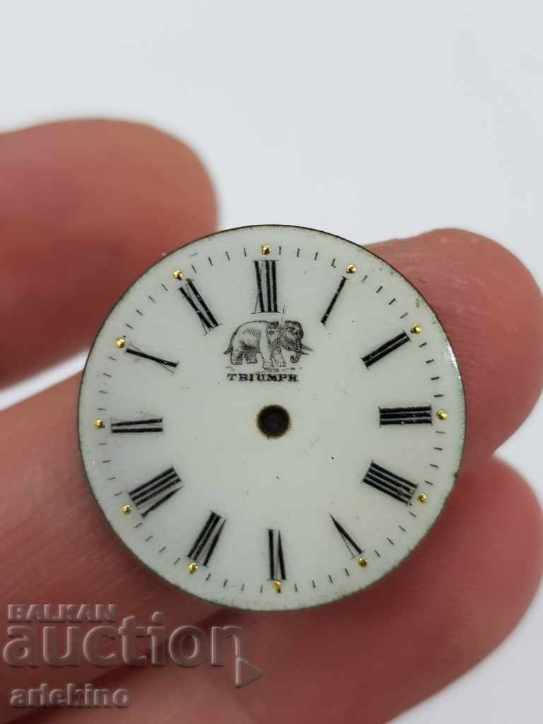 Оригинален стар циферблат за часовник TRIUMPH