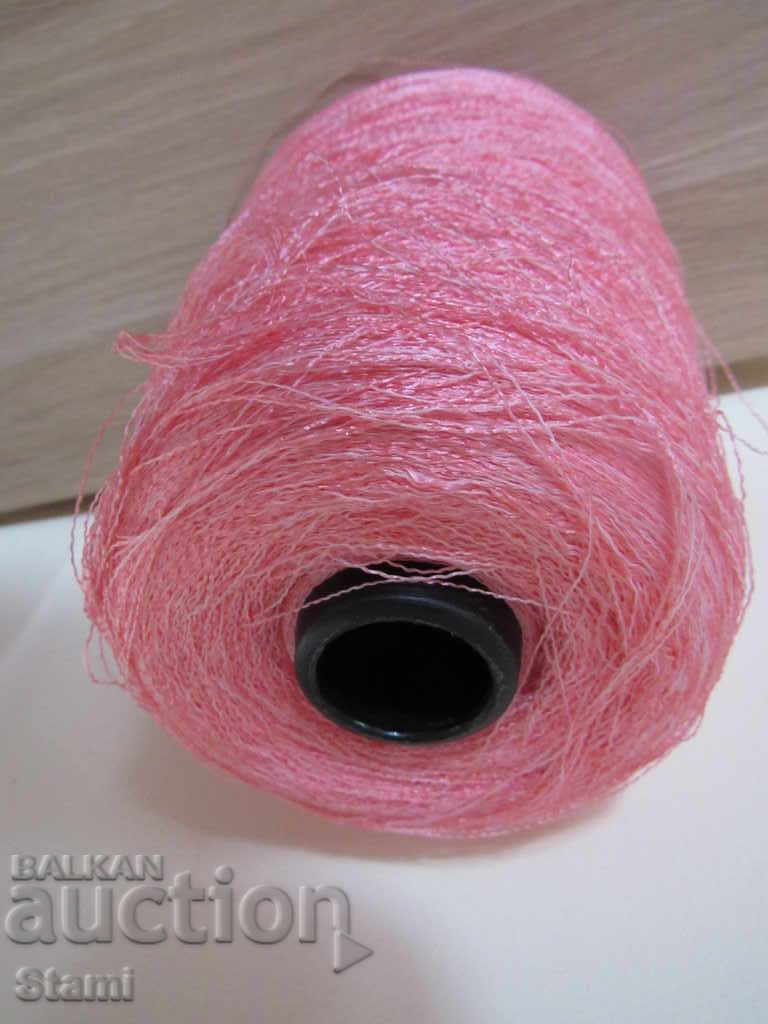 Thin, fine yarn, coral color, 898 grams with price 25.00 BGN | € 12.78 Thin, fine yarn, coral color, 898 grams with price 25.00 BGN | € 12.78