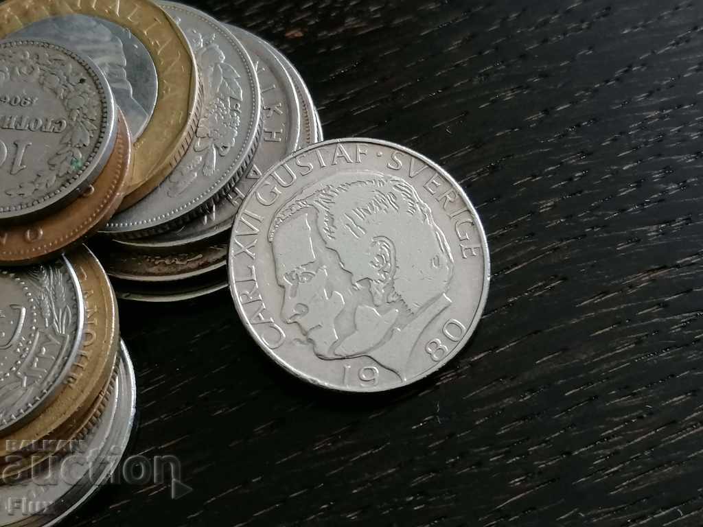 Coin - Sweden - 1 Krona 1980 with price 1.00 BGN | € 0.51 Coin - Sweden - 1 Krona 1980 with price 1.00 BGN | € 0.51