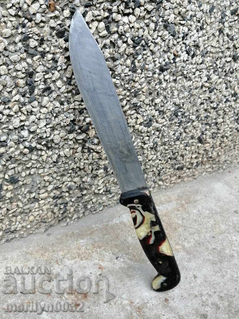 Auction Old butcher knife Auction Old butcher knife