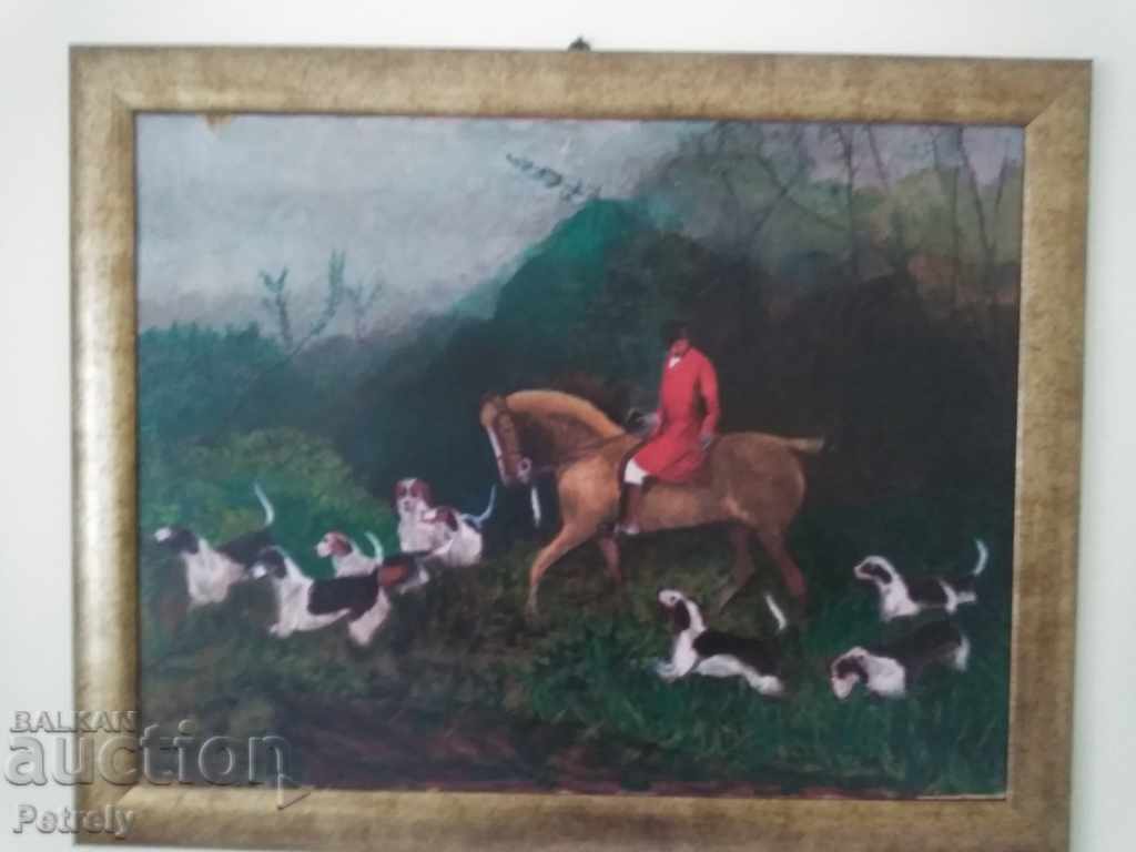 Стара маслена картина с цена 120.00 лв. | € 61.36 Стара маслена картина с цена 120.00 лв. | € 61.36