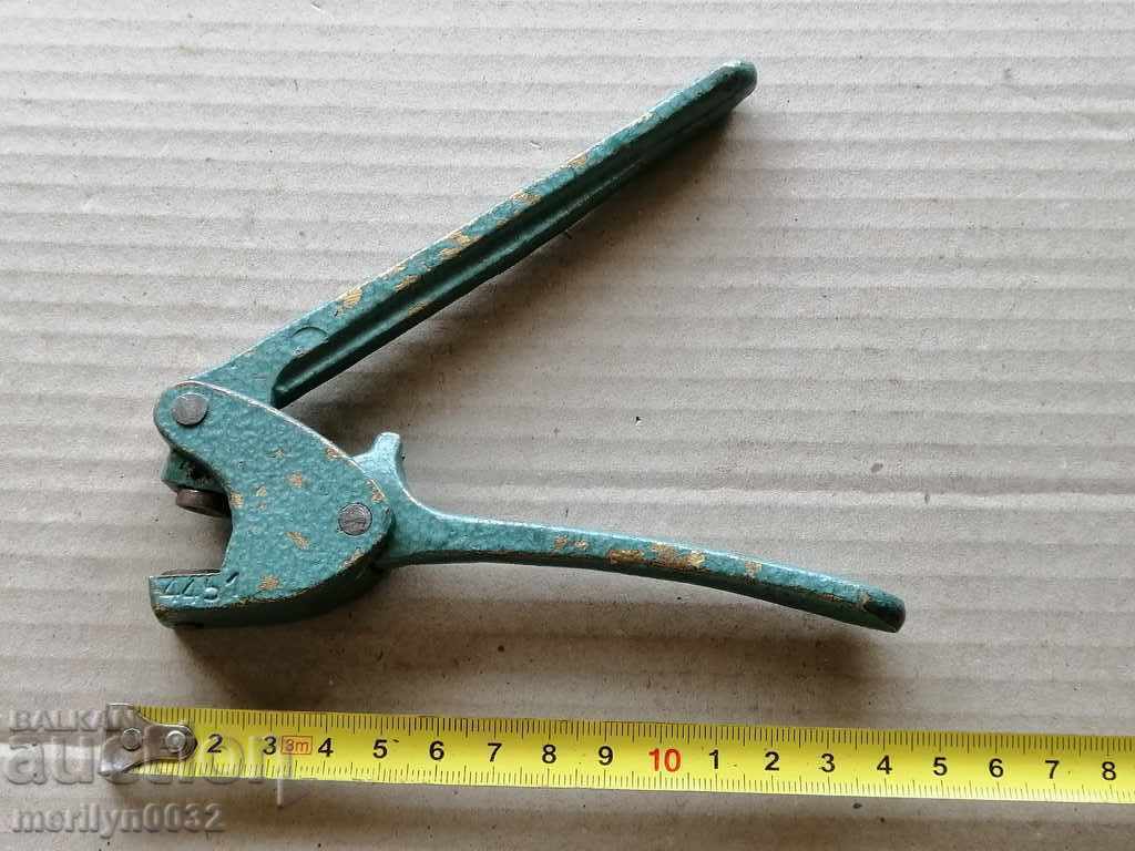 Bronze sealing pliers, seal, seal number - 5 Bronze sealing pliers, seal, seal number - 5