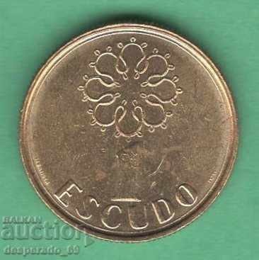 (¯` '• .¸ 1 escudo 1987 PORTUGAL UNC •. •' ´¯)