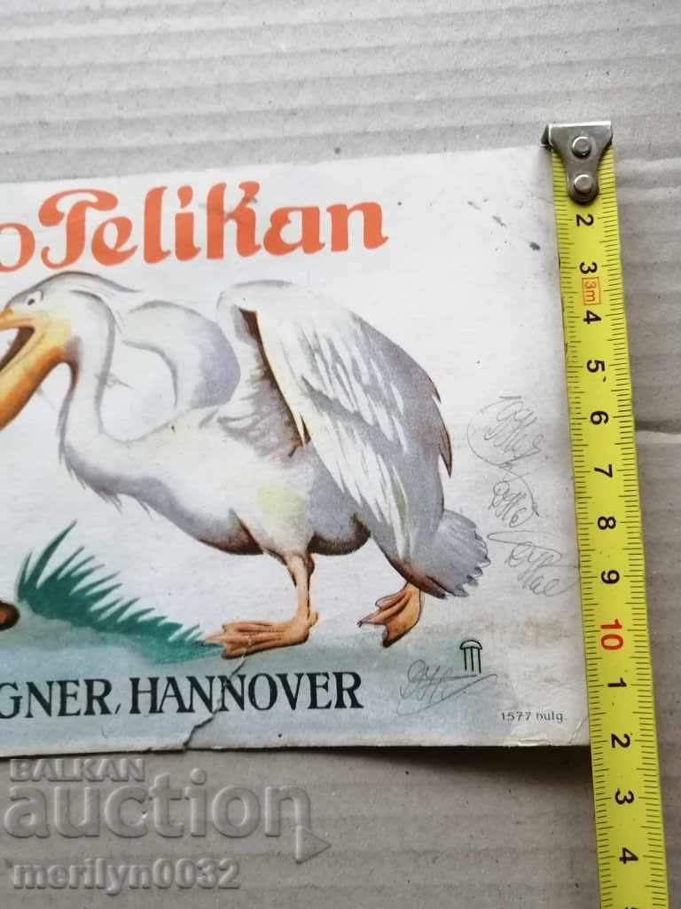 Auction Marking Advertising of Pelican Ink Gunter Wagner Auction Marking Advertising of Pelican Ink Gunter Wagner