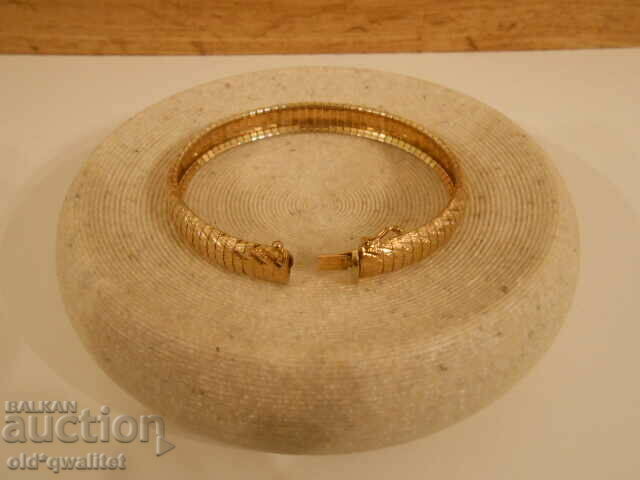 BRACELET, silver with gilding, very impressive - 7 BRACELET, silver with gilding, very impressive - 7
