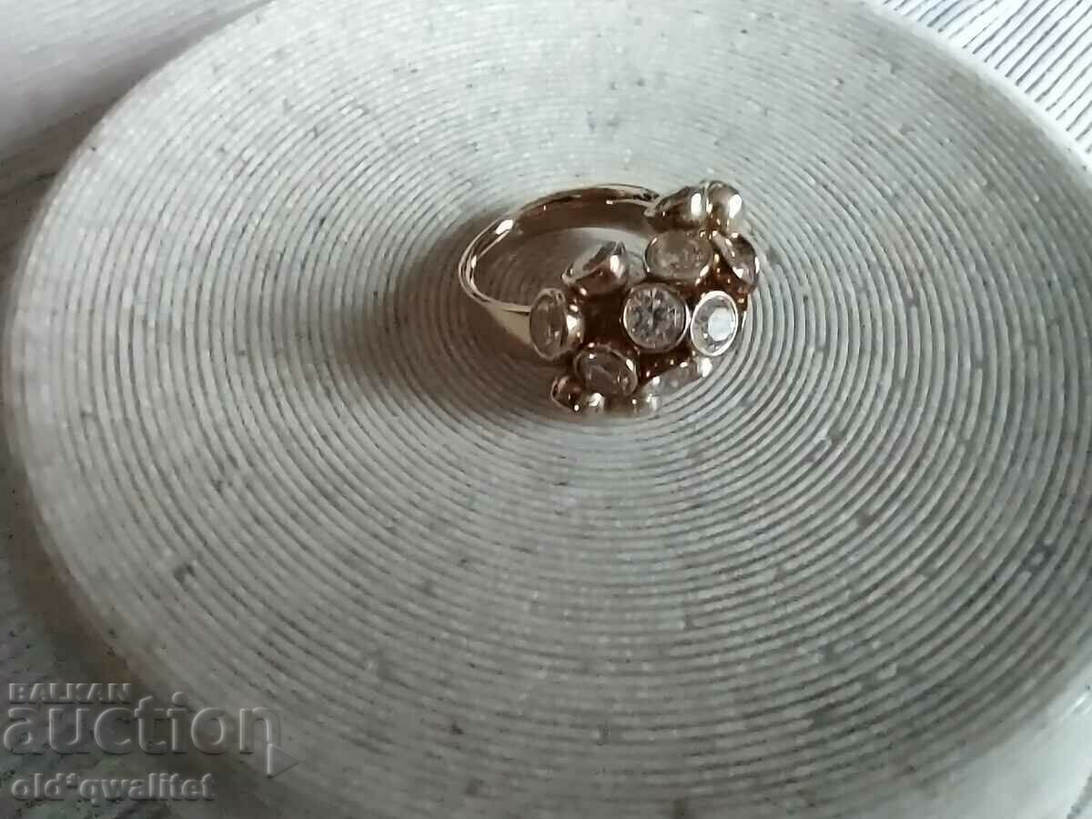 Designer silver ring with many stones with price 197.00 BGN | € 100.72 Designer silver ring with many stones with price 197.00 BGN | € 100.72