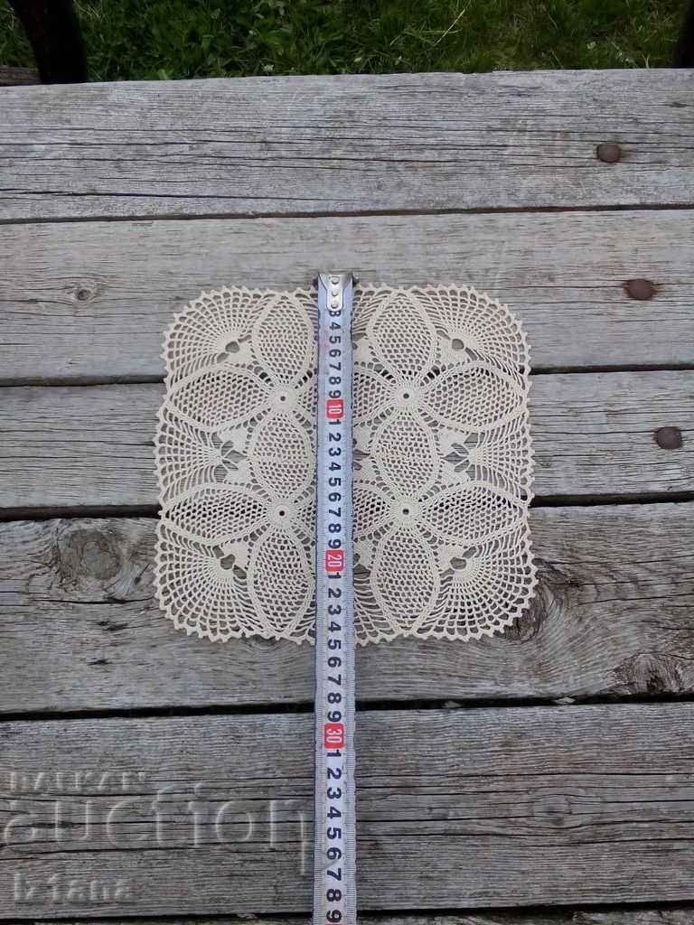 Old knitted cloth with price 4.00 BGN | € 2.05 Old knitted cloth with price 4.00 BGN | € 2.05