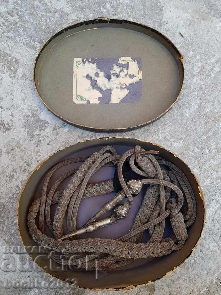 Uniquely rare Russian Tsarist general's axelband with box 19th century - 6 Uniquely rare Russian Tsarist general's axelband with box 19th century - 6