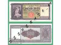(¯` '• .¸ (reproducere) ITALIA 500 de lire 1947 UNC¸. •' ´¯)