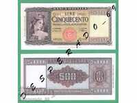 (¯` '• .¸ (reproducere) ITALIA 500 lire 1948 UNC¸. •' ´¯)
