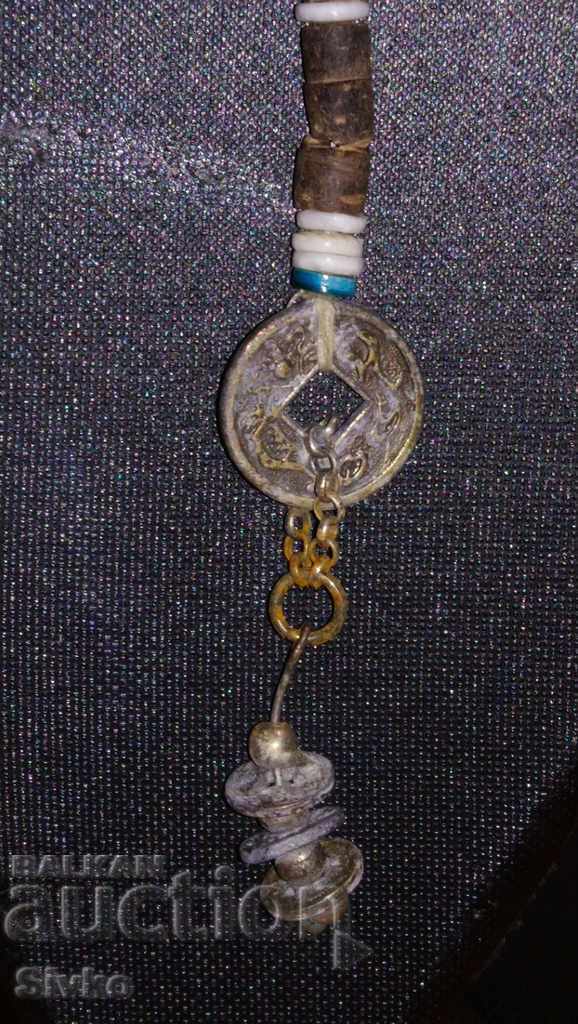 Original necklace made of natural materials with price 0.49 €