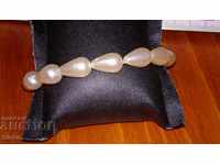 Bracelet pear-shaped pearls