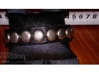 Гривна кожа метал рокер