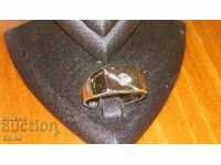 Inel piatră albă bărbați