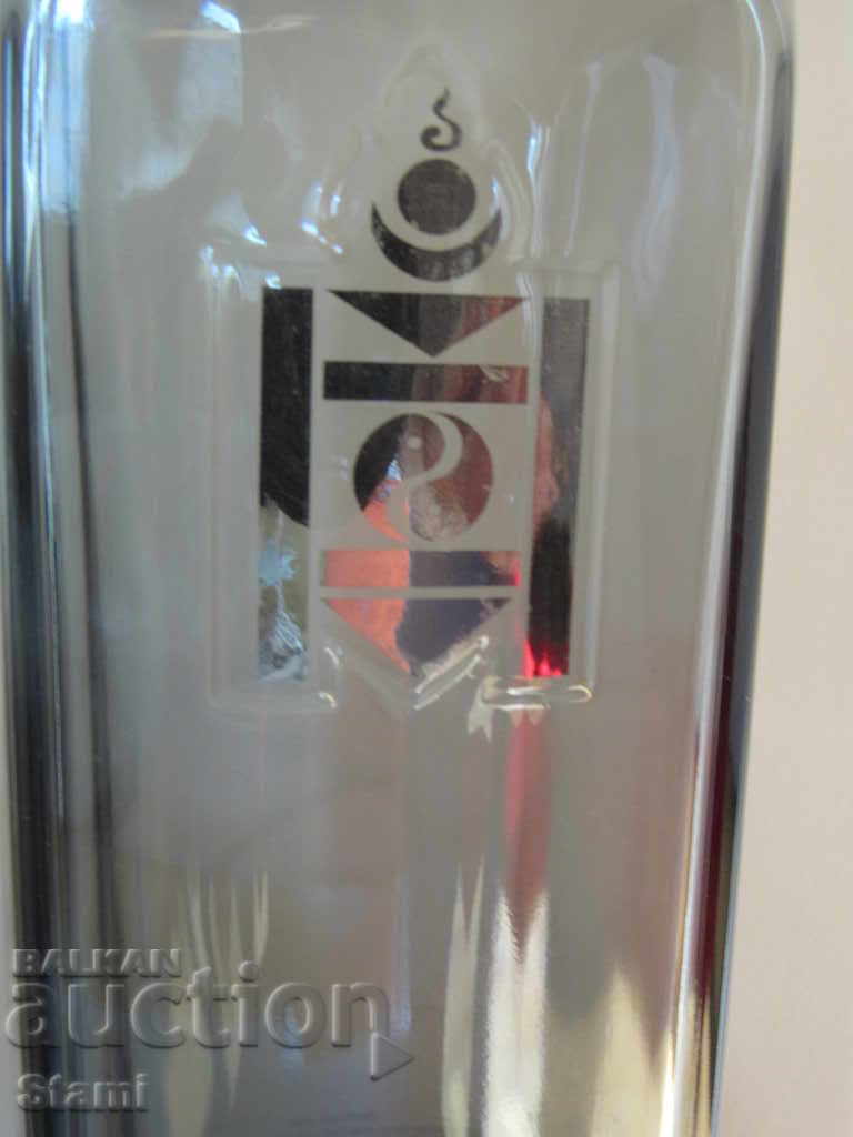 Auction Original bottle of Mongolian vodka SOYOMBO, empty Auction Original bottle of Mongolian vodka SOYOMBO, empty