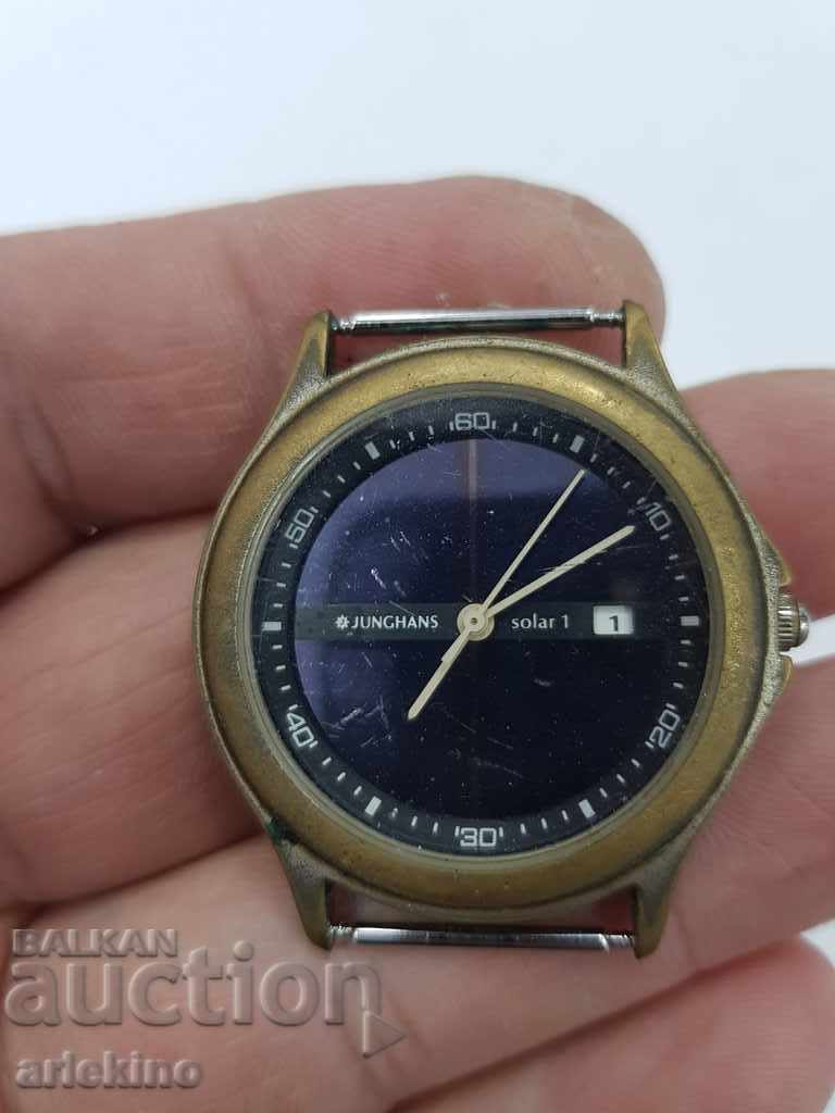 Original men's quartz wristwatch JUNGHANS SOLAR1