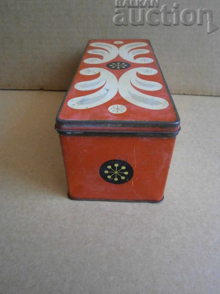 metal tin box for sweets England 40s - 6 metal tin box for sweets England 40s - 6