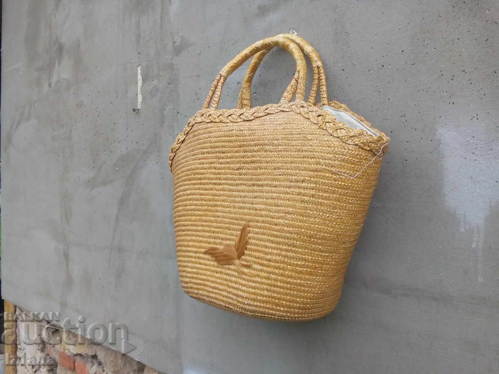 Auction Old women's knitted bag Auction Old women's knitted bag