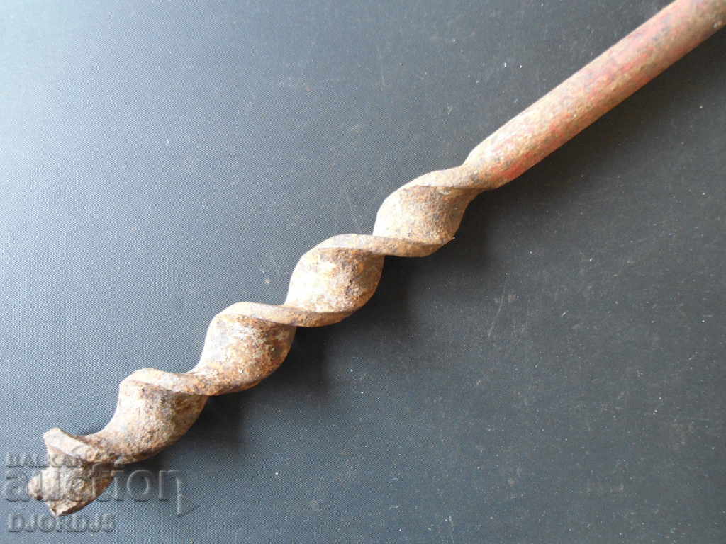 Auction Old drill bit, mattock, numbered Auction Old drill bit, mattock, numbered