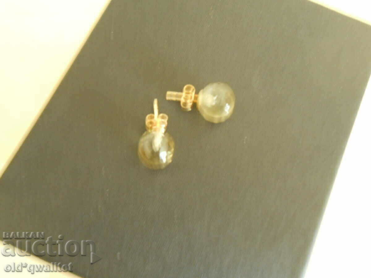 Delivery of Silver EARRINGS with gilding and Citrine / Citrine Delivery of Silver EARRINGS with gilding and Citrine / Citrine