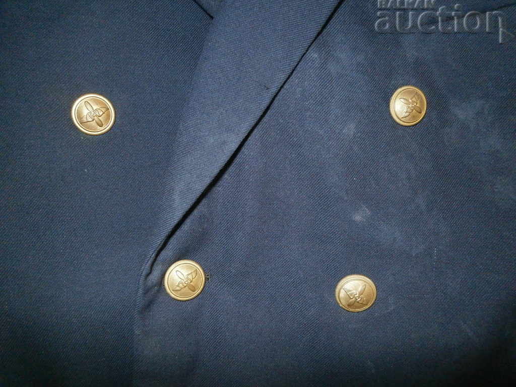 Auction  Pilot uniform vintage jacket of a pilot aviator