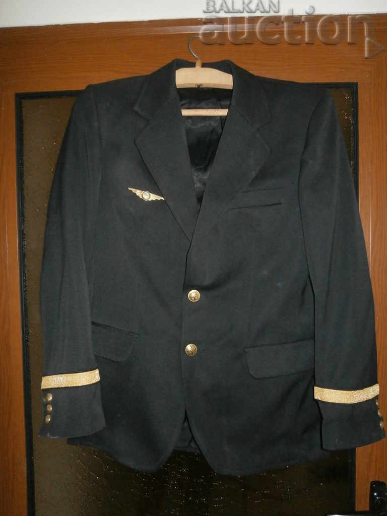 Jacheta uniformă de pilotă a aviatorului pilot