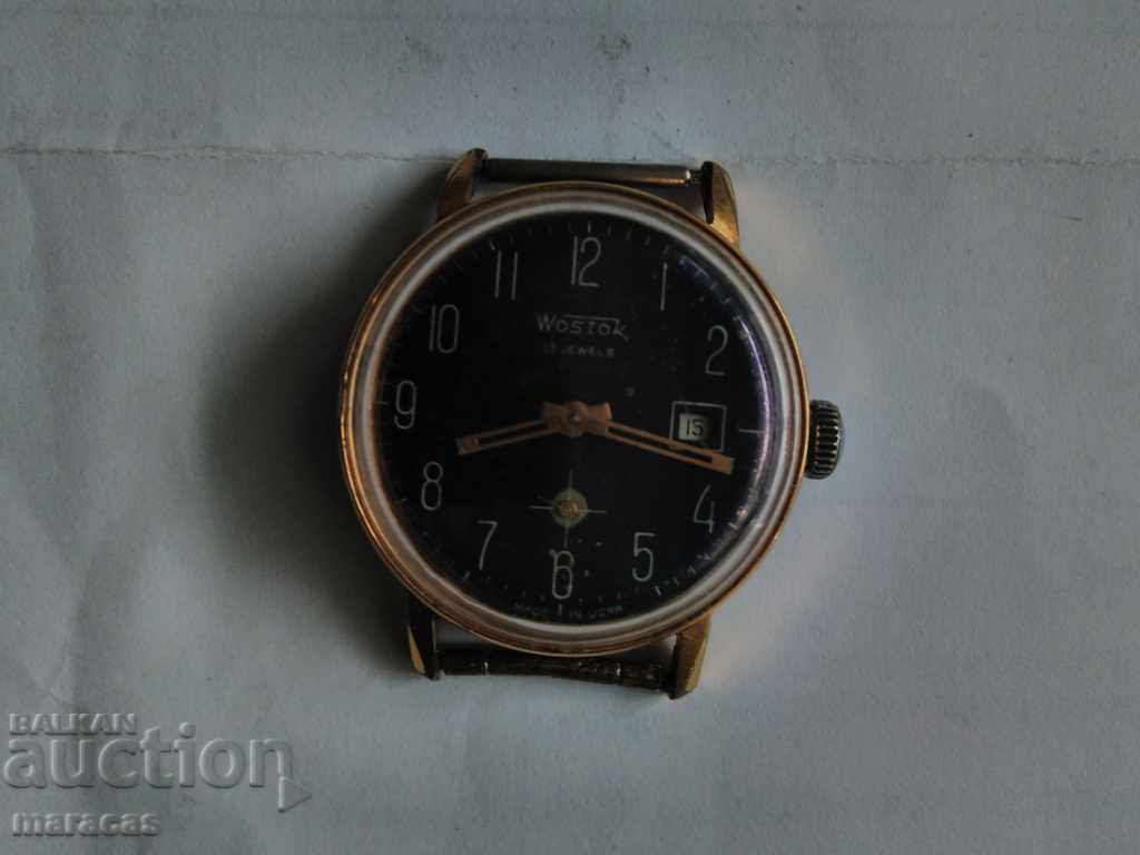 Vostok watch with gilded frame Vostok watch with gilded frame