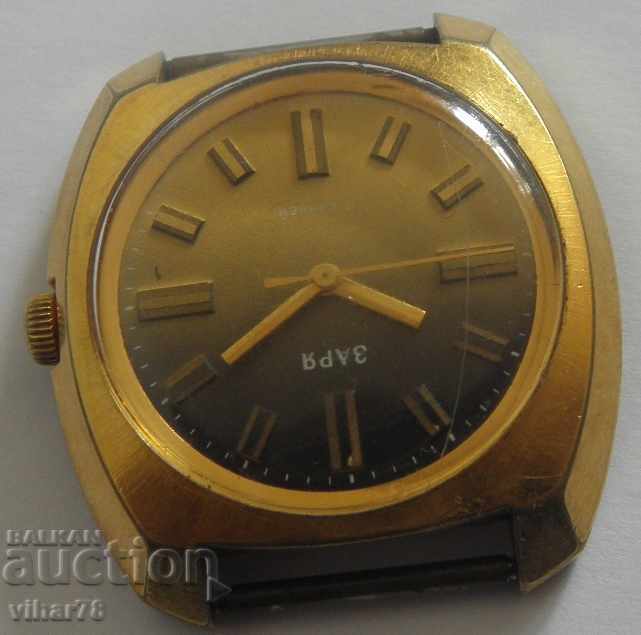 Auction  BIG MEN'S GOLD WATCH ZARYA