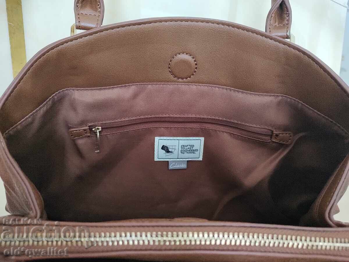 Women's handbag, brown, elegant, Clarks - 5
