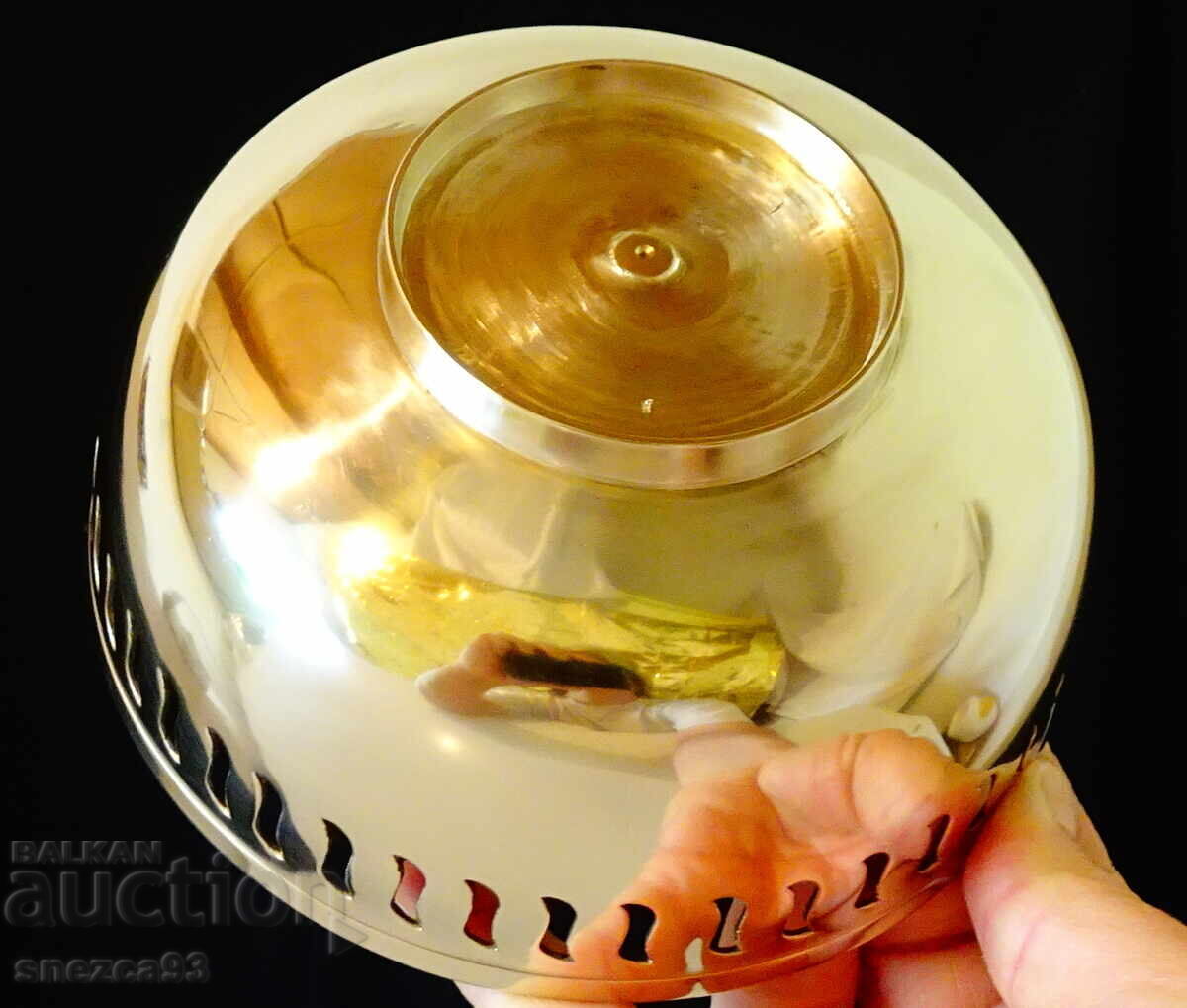 Massive bronze salad bowl, bowl, fruit bowl - 5 Massive bronze salad bowl, bowl, fruit bowl - 5