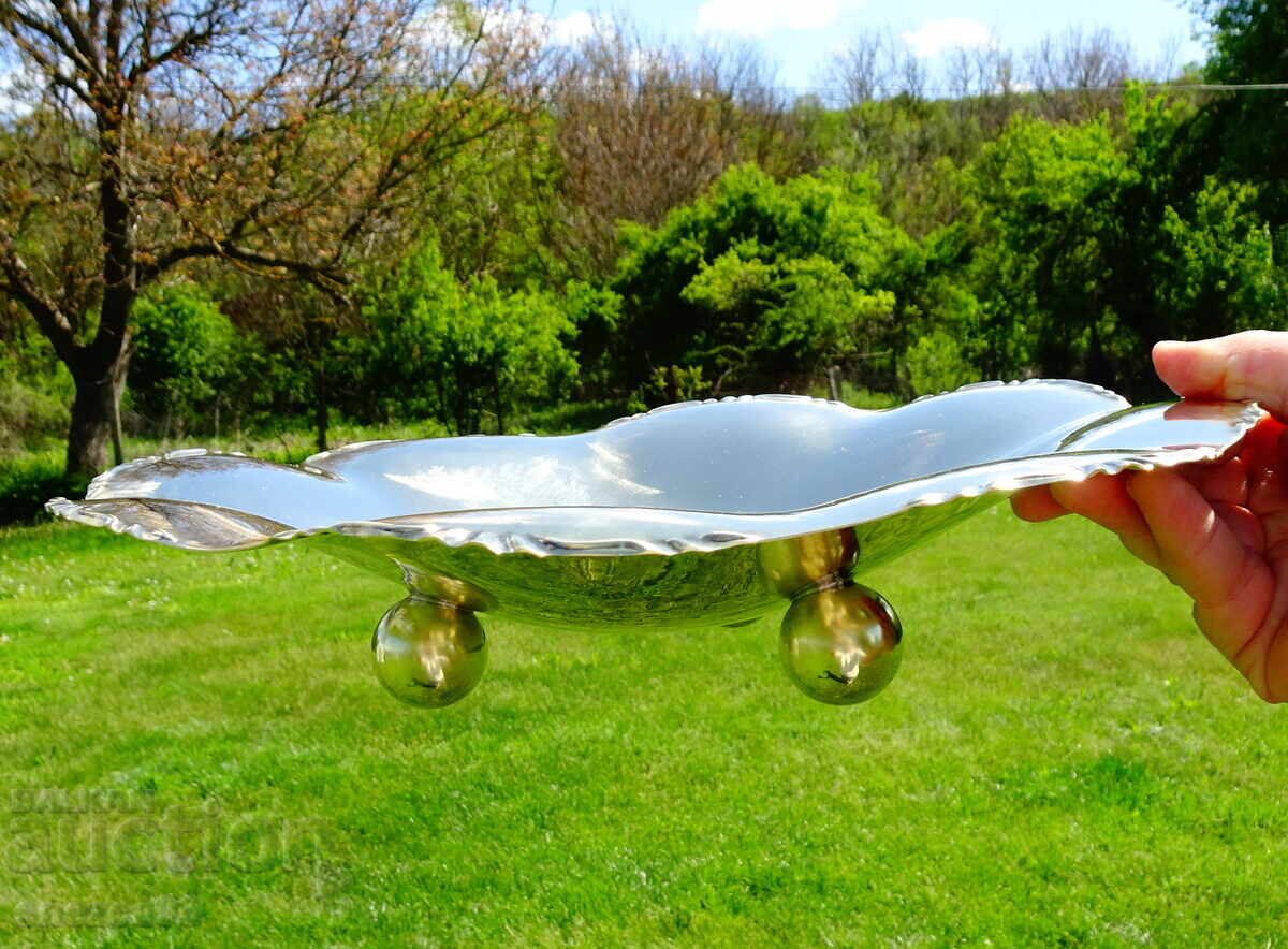 Bronze fruit bowl 31 cm, Quist, baroque - 6