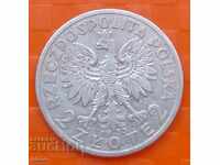Полша 2 злоти 1933 сребро
