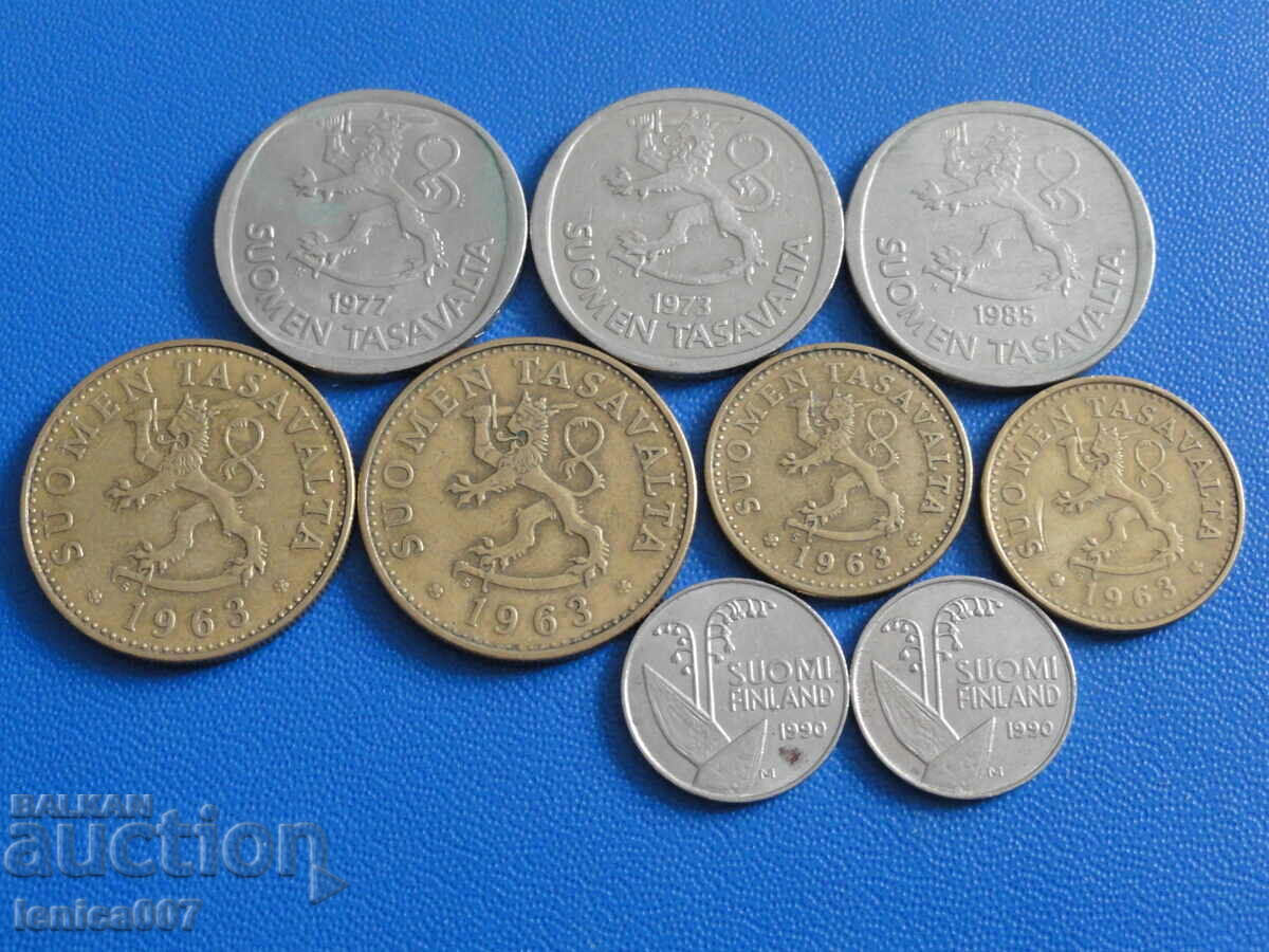 Delivery of Finland - Coins (9 pieces) Delivery of Finland - Coins (9 pieces)