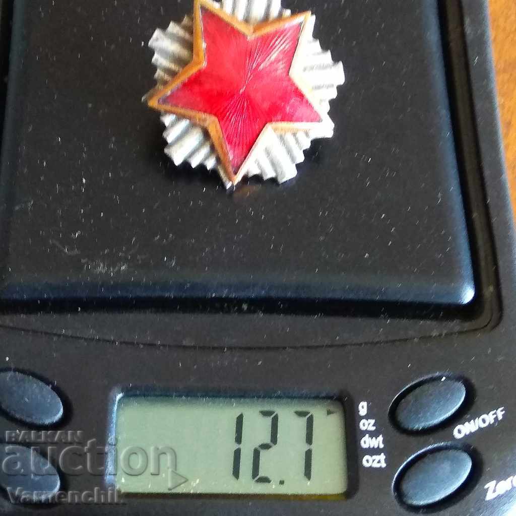 Auction Large and heavy star pentacle bronze enamel screw Auction Large and heavy star pentacle bronze enamel screw