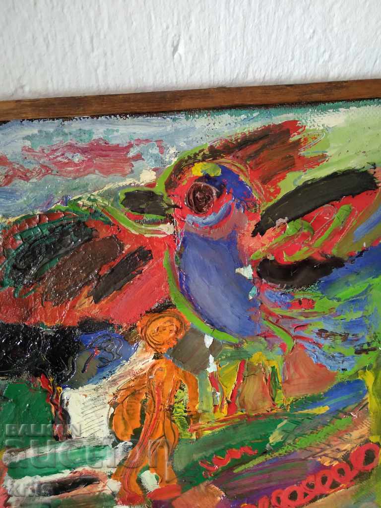 Delivery of unique painting - oil Delivery of unique painting - oil