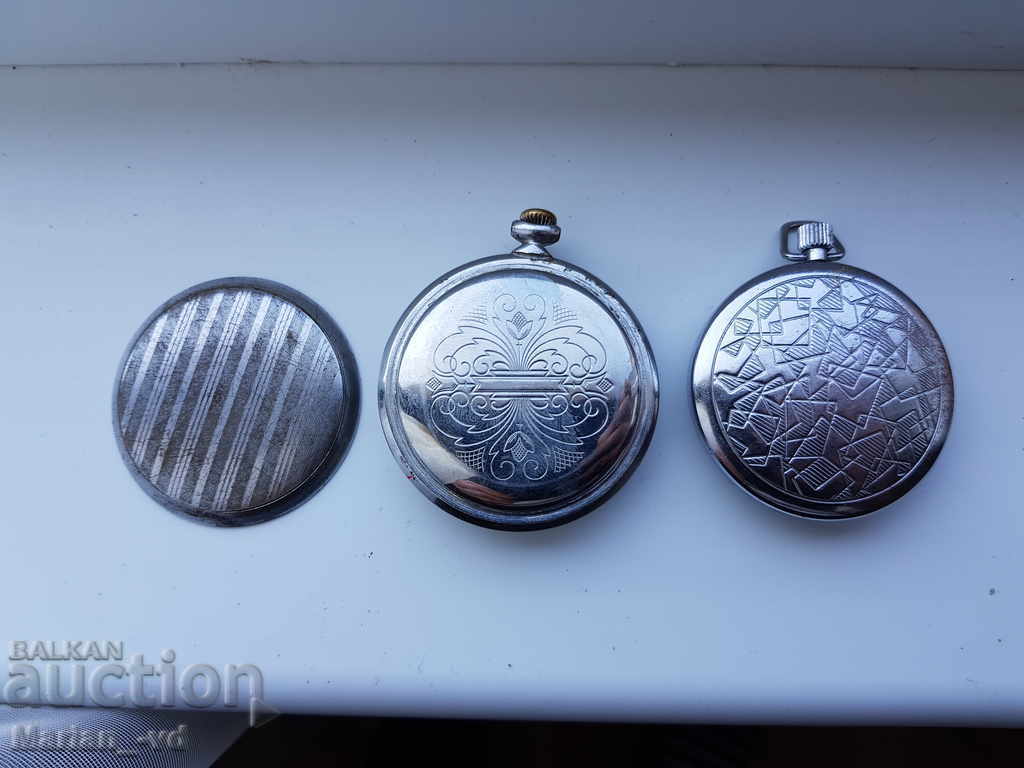 Δύο ρολόγια τσέπης κατέρρευσαν με τιμή 28.00 BGN | € 14.32 Δύο ρολόγια τσέπης κατέρρευσαν με τιμή 28.00 BGN | € 14.32