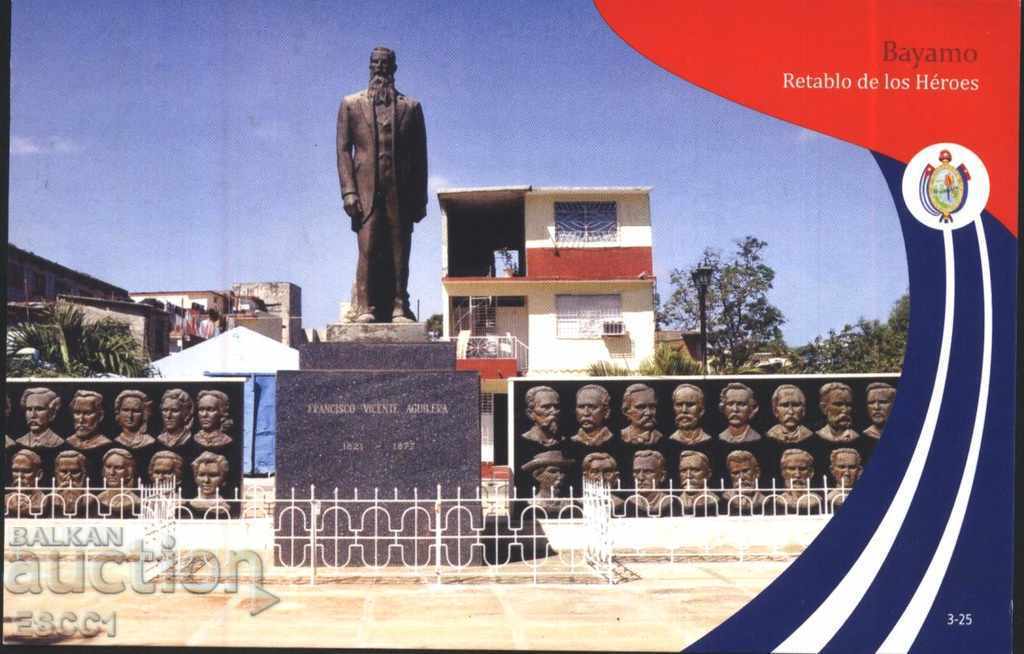 Carte poștală Altar Bayamo Monumentul Eroilor din Cuba