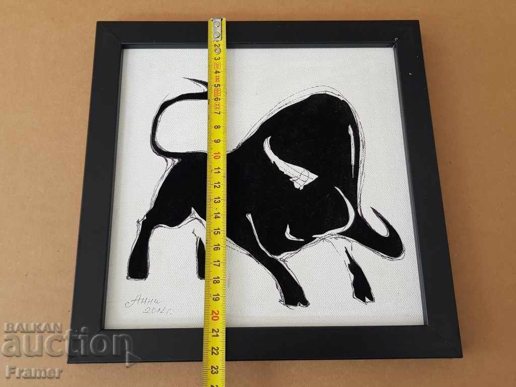 Picture Anna Banova Taurus Taurus Taurus hand suede ink 2 - 5 Picture Anna Banova Taurus Taurus Taurus hand suede ink 2 - 5