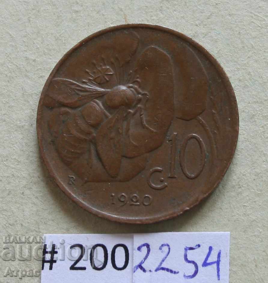 10 σεντ 1920 Ιταλία