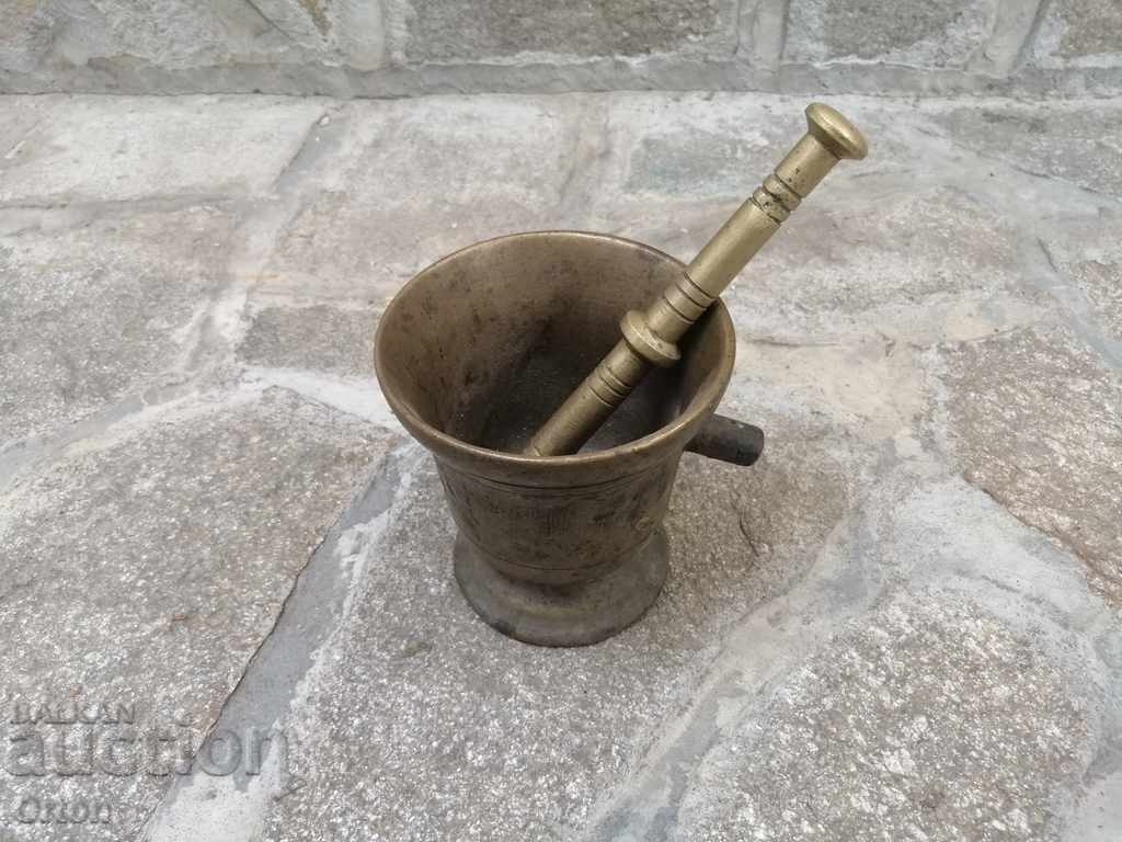 Παλιό βουλγαρικό χάλκινο κονίαμα / κονίαμα με τιμή 55.00 BGN | € 28.12 Παλιό βουλγαρικό χάλκινο κονίαμα / κονίαμα με τιμή 55.00 BGN | € 28.12