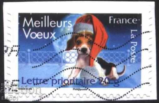 Клеймована марка Коледа Куче 2007 от Франция