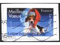 Branded brand Christmas Dog 2007 from France