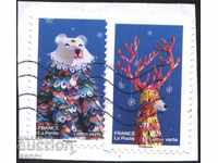 Branded stamps Christmas 2019 from France
