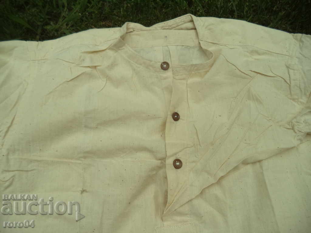 OFFICER'S SHIRT - KINGDOM OF BULGARIA - MODEL 1943 - 7 OFFICER'S SHIRT - KINGDOM OF BULGARIA - MODEL 1943 - 7