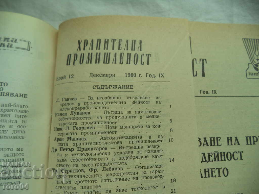 FOOD INDUSTRY - 1-12 ISSUES - 1960 - 6 FOOD INDUSTRY - 1-12 ISSUES - 1960 - 6