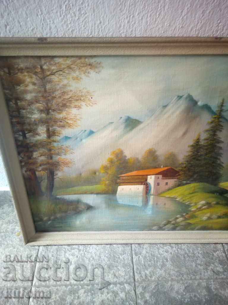 Large oil painting on canvas with price 119.99 BGN | € 61.35 Large oil painting on canvas with price 119.99 BGN | € 61.35