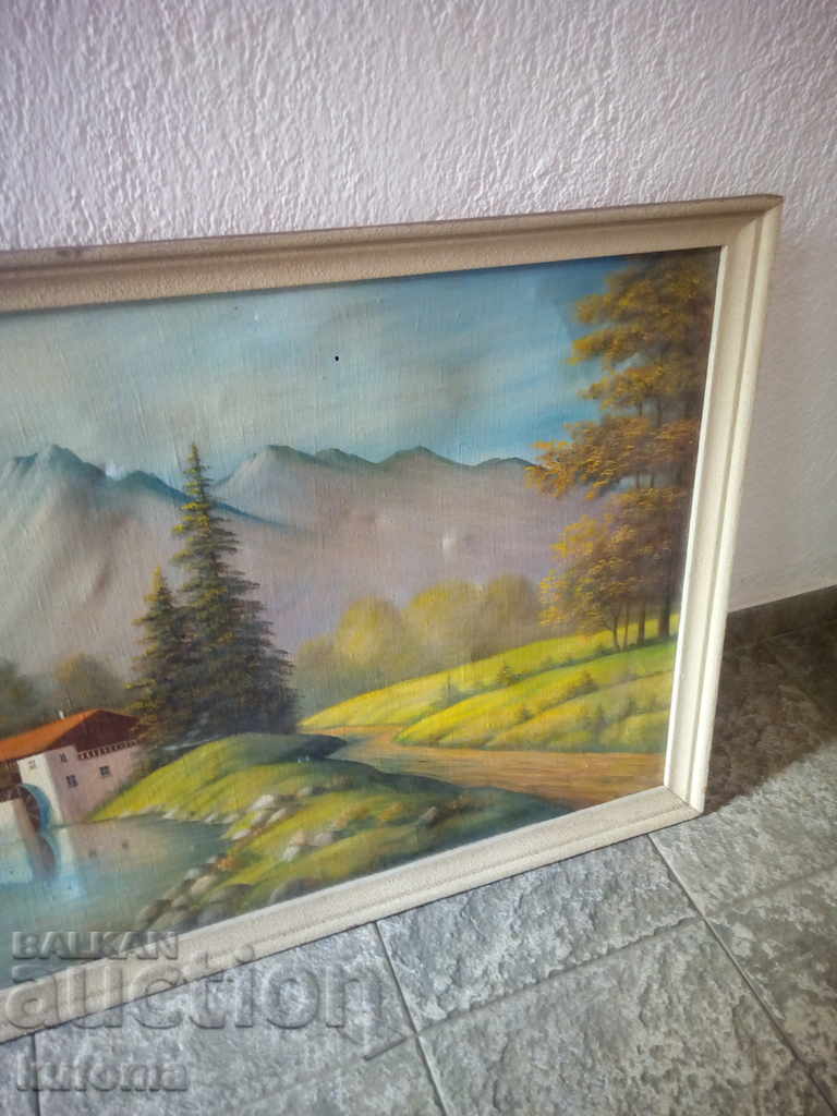 Auction Large oil painting on canvas Auction Large oil painting on canvas
