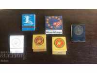 Set of 6 matches - international and state institutions