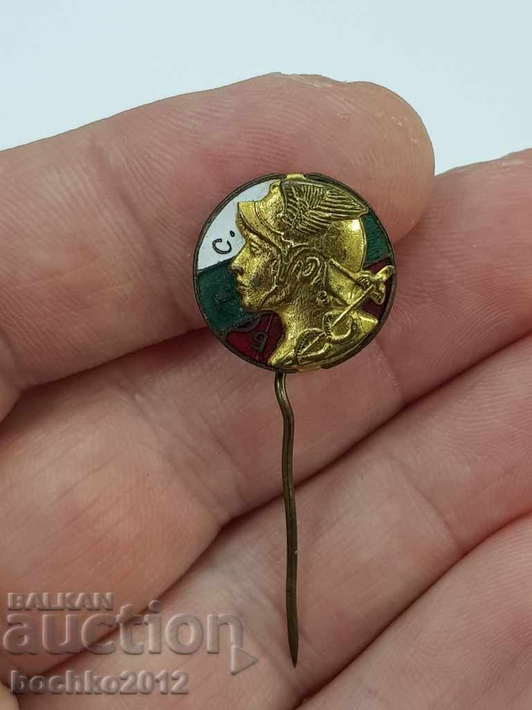Bulgarian Royal Badge Bulgarian Trade Union with gilding with price 35.00 BGN | € 17.90 Bulgarian Royal Badge Bulgarian Trade Union with gilding with price 35.00 BGN | € 17.90